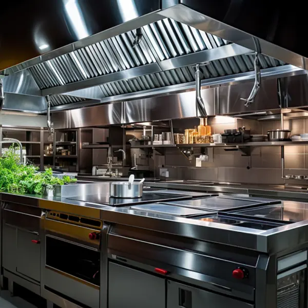 Équipement de cuisine professionnelle remis en état