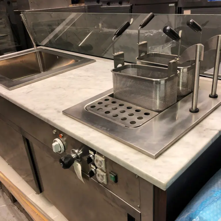 Plan technique de cuisine professionnelle