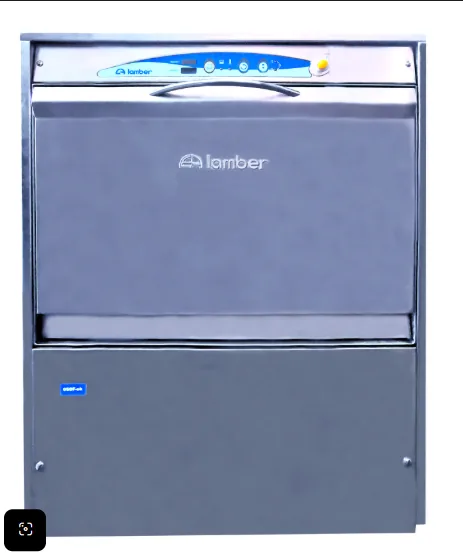 Lave-vaisselle frontal Lamber FDY92 avec piètement reconditionné par Marescol